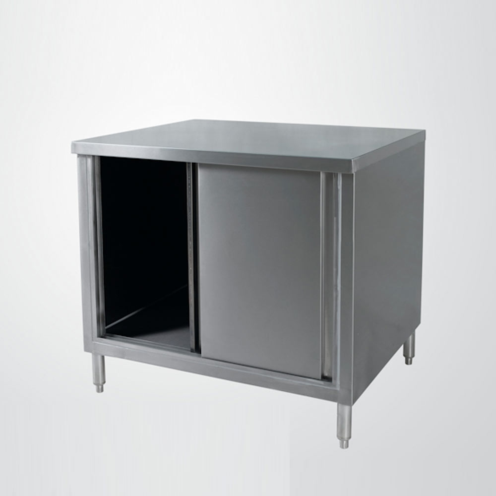 Stainless Cabinet Enclosed Work Table Cabinet Stainless Steel
