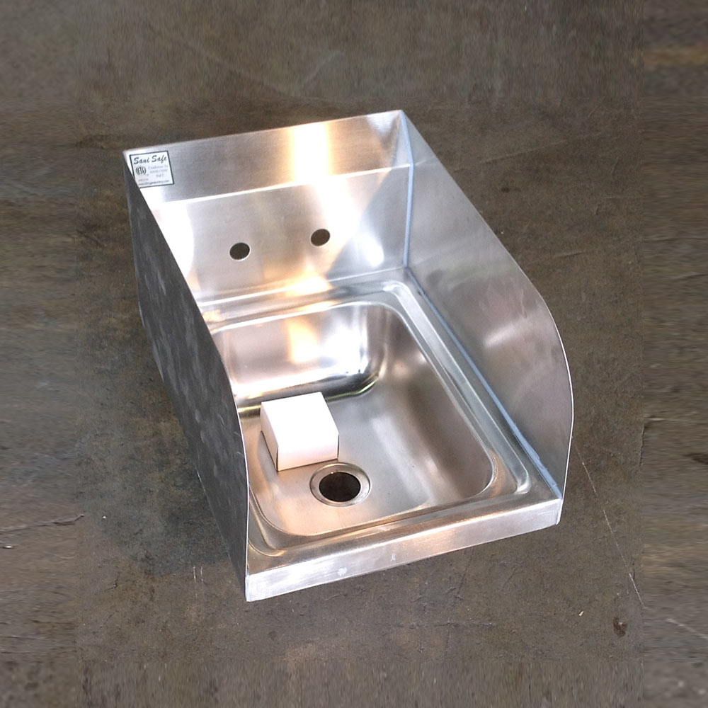 Hand Sink With Splash Guards