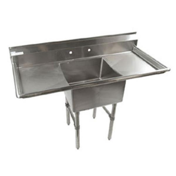Single Bowl Sink With 2 Drainboards